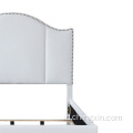 Nail Head KD Berlapis Raja Ukuran Bedroom Furniture